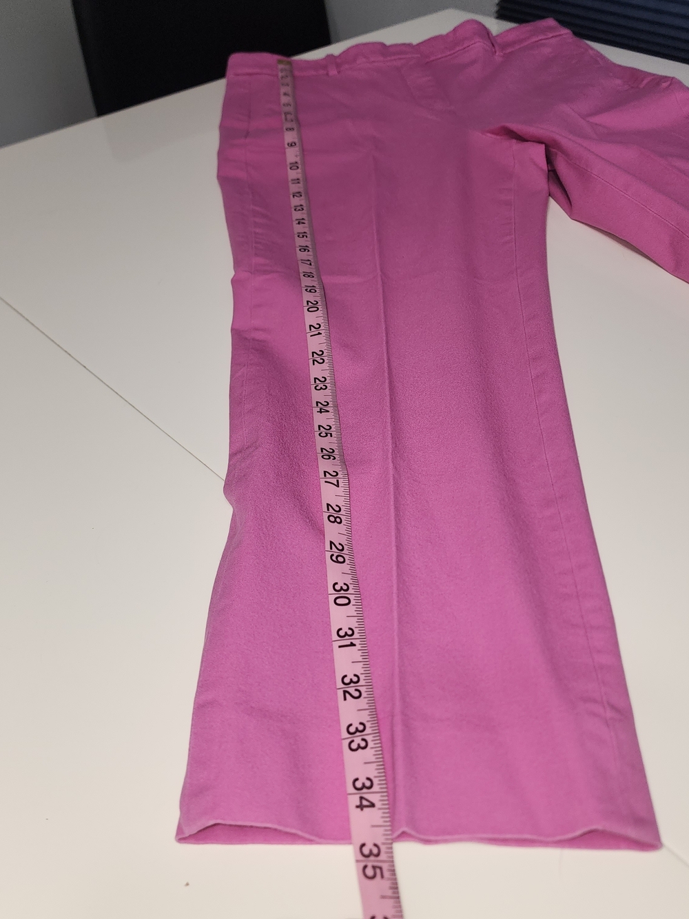 J. Crew Pink Cropped Ankle Pants Size 12 Cotton Blend - Picture 8 of 9